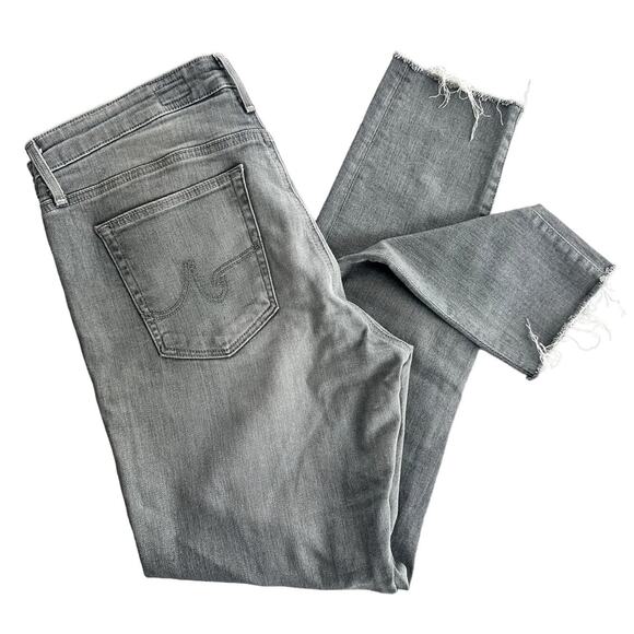 Adriano Goldschmied The Farrah Skinny Ankle Jean Dark Grey Wash Size 31R - Picture 2 of 10